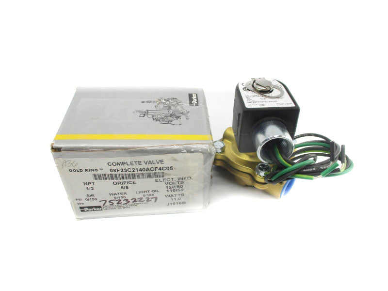 PARKER 08F23C2140ACF4C05 110-120V 150PSI 1/2" NSMP