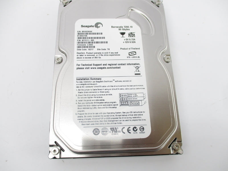 SEAGATE 9CY011-305 F/W 3.AAD 12V 0.52A NSNP
