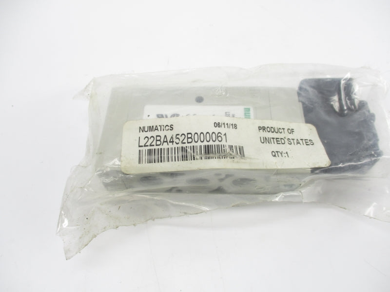 NUMATICS L22BA452B000061 24VDC 0.15A 14.5-145PSI NSMP