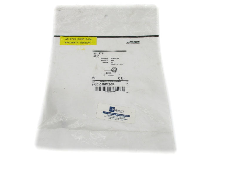 ALLEN BRADLEY 872C-D3NP12-D4 SER. D 10-30VDC NSMP