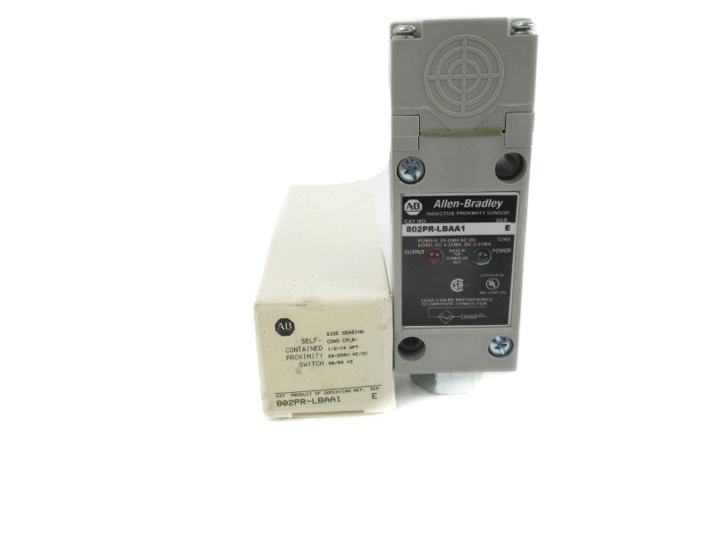 ALLEN BRADLEY 802PR-LBAA1 SER. E 20-250VAC/DC (WH) NSMP