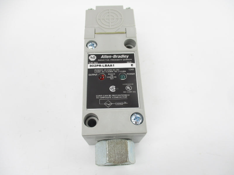ALLEN BRADLEY 802PR-LBAA1 SER. E 20-250VAC/DC (WH) NSMP
