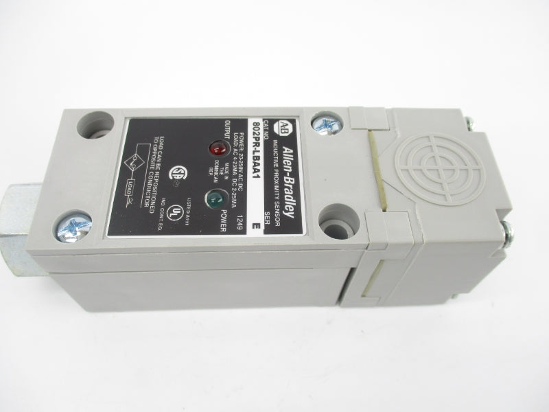 ALLEN BRADLEY 802PR-LBAA1 SER. E 20-250VAC/DC (WH) NSMP