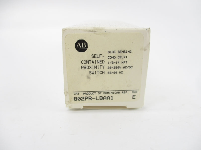 ALLEN BRADLEY 802PR-LBAA1 SER. E 20-250VAC/DC (WH) NSMP