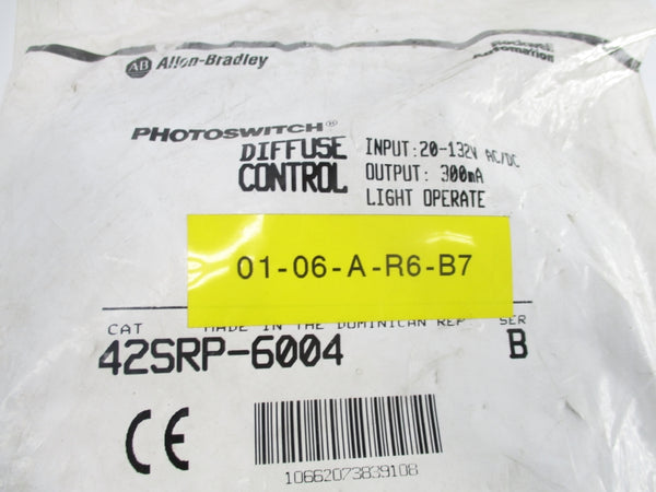 ALLEN BRADLEY 42SRP-6004 SER. B 20-132VAC/DC NSMP