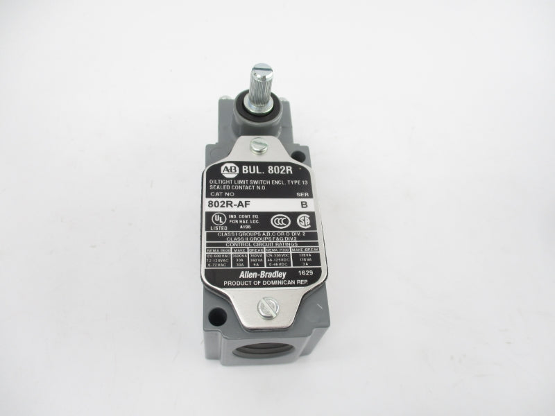 ALLEN BRADLEY 802R-AF SER. B 120-600VAC 30A (WH) NSMP