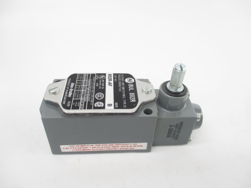 ALLEN BRADLEY 802R-AF SER. B 120-600VAC 30A (WH) NSMP