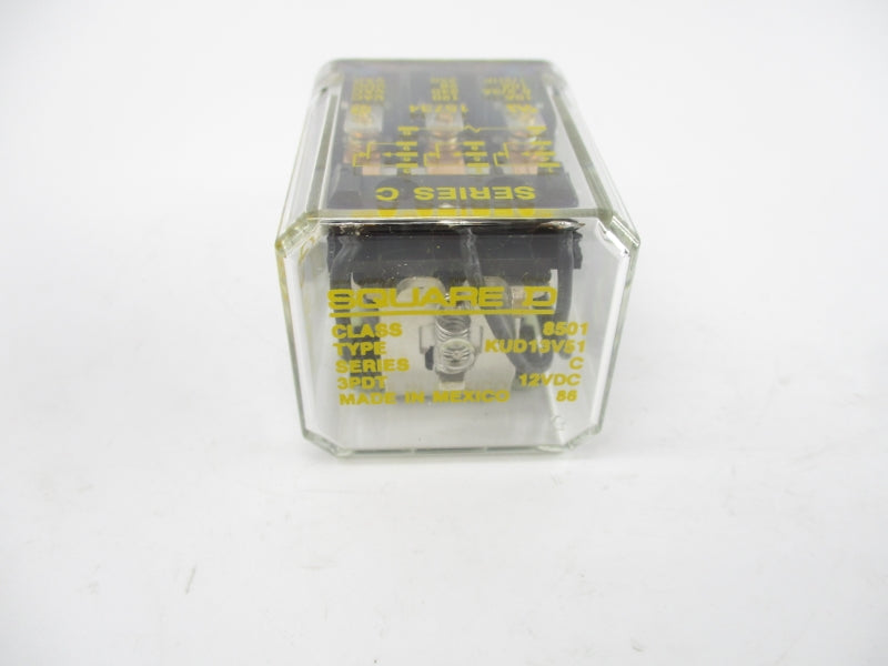 SQUARE D 8501KUD13V51 SER. C 12VDC 10A NSMP