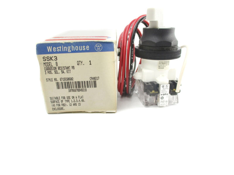 WESTINGHOUSE SSK3 6715C60G02 600VAC/DC NSMP