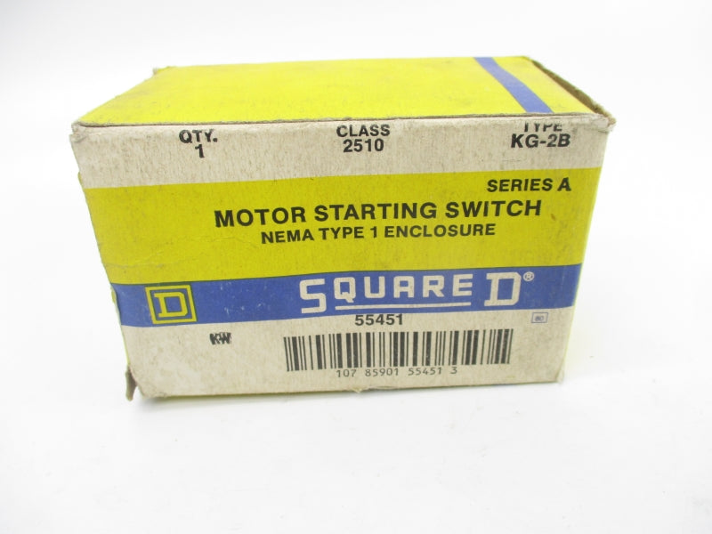 SQUARE D 2510KG-2B SER. A 600VAC 20A NSMP
