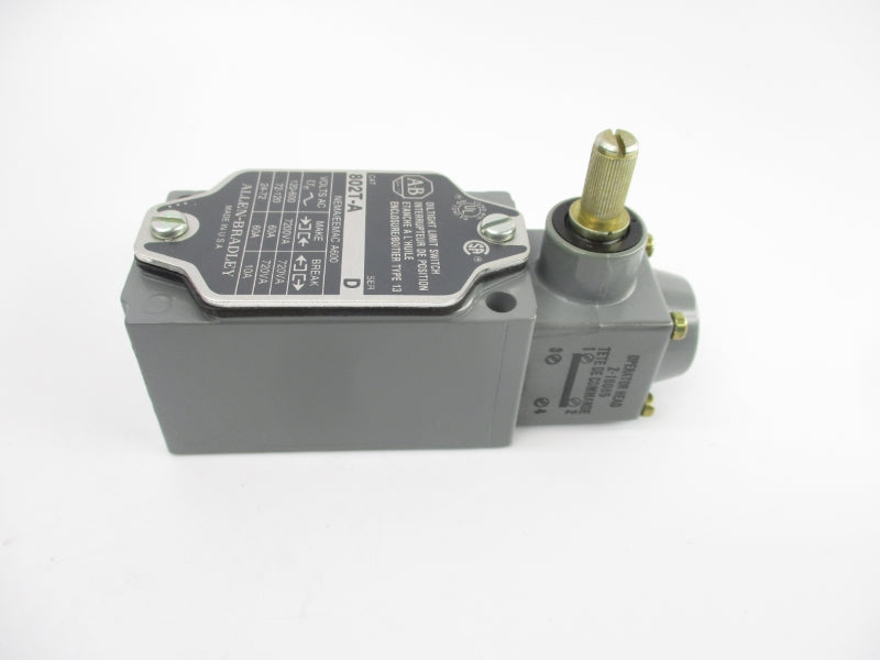 ALLEN BRADLEY 802T-A SER. D 120-600VAC 60A (WH) NSMP