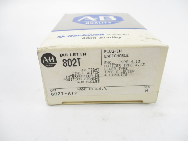 ALLEN BRADLEY 802T-ATP SER. H 120-300VAC 60A (GY/BL) NSMP