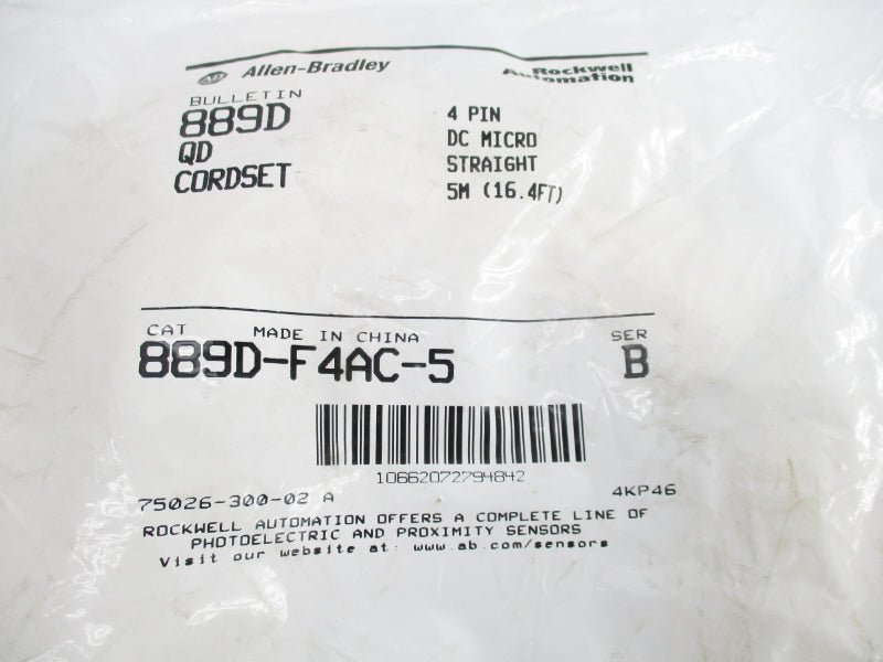 INDUSTRIAL SPARE PART 889D-F4AC-5 SER. B NSMP