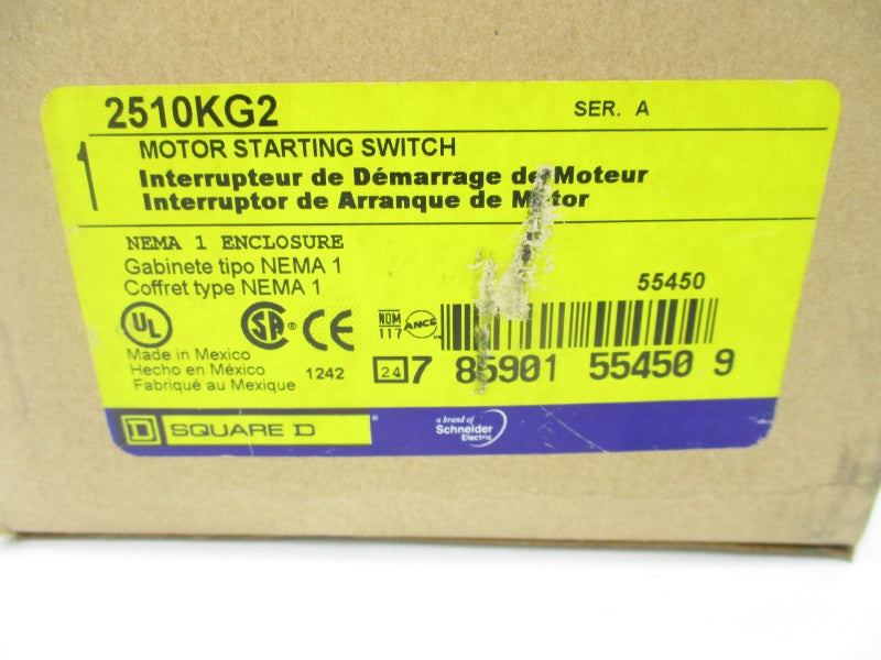 SQUARE D 2510KG2 SER. A 600V 30A NSMP