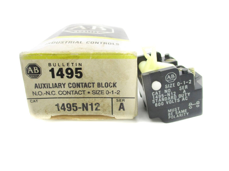 ALLEN BRADLEY 1495-N12 SER. A 600VAC (BK/YL) NSMP