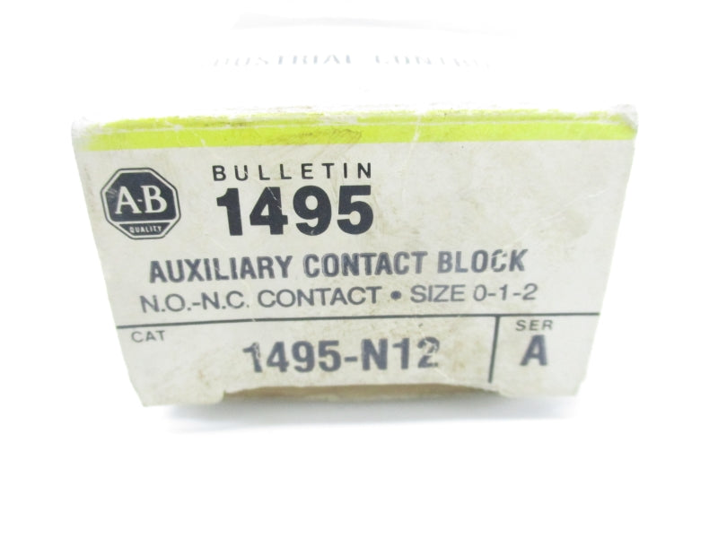 ALLEN BRADLEY 1495-N12 SER. A 600VAC (BK/YL) NSMP