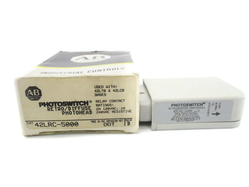 ALLEN BRADLEY 42LRC-5000 SER. B 120/240VAC 1/2A (BK/YL) NSMP