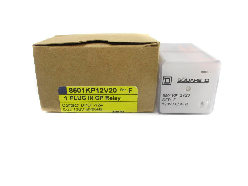 SQUARE D 8501KP12V20 SER. F 120V 12A NSMP
