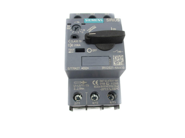 SIEMENS 3RV2021-4AA10 575V 10-16A NSNP