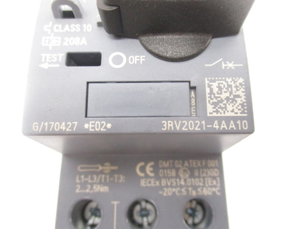 SIEMENS 3RV2021-4AA10 575V 10-16A NSNP