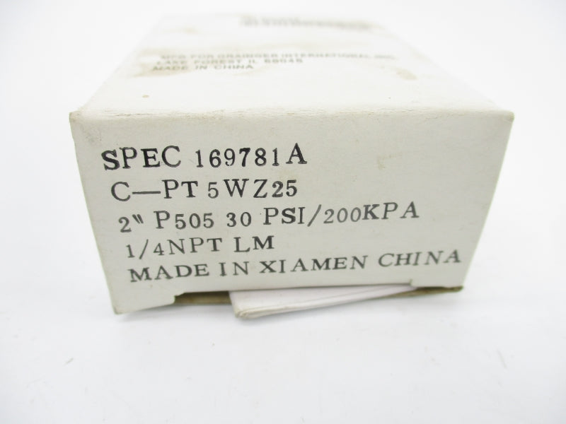 GAUGE 169781A 0-30PSI 2" NSMP