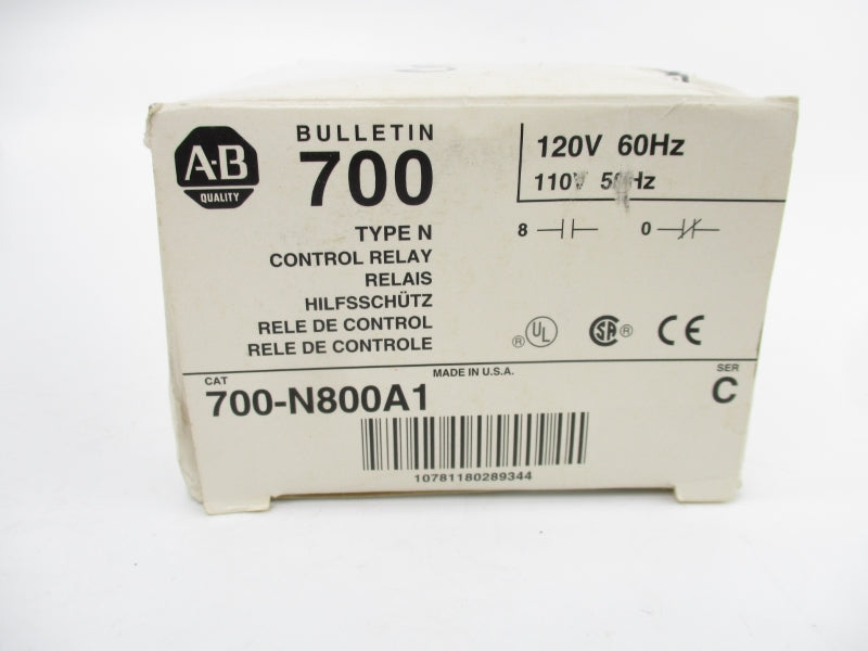 INDUSTRIAL SPARE PART 700-N800A1 SER. C 110/120V 60A (WH) NSMP
