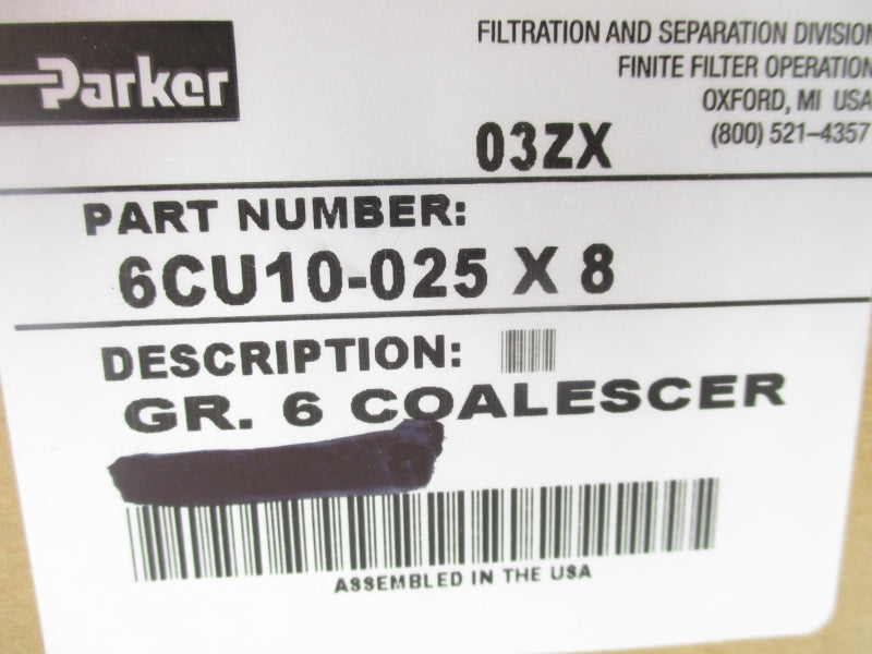 PARKER 6CU10-025X8 NSNP