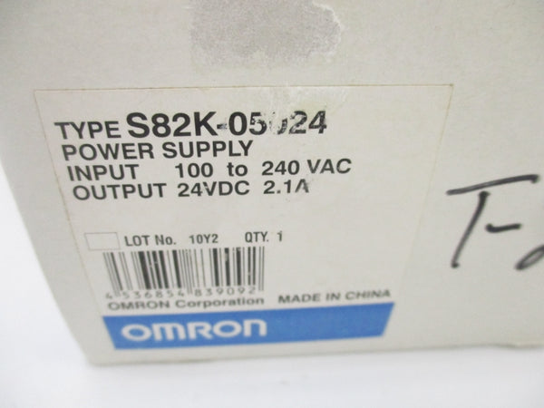 OMRON S82K-05024 100-240VAC 1.3A NSMP