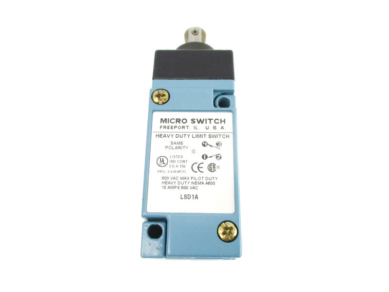 MICRO SWITCH LSD1A 600VAC 10A NSNP