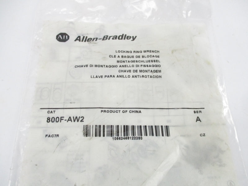 ALLEN BRADLEY 800F-AW2 SER. A NSMP