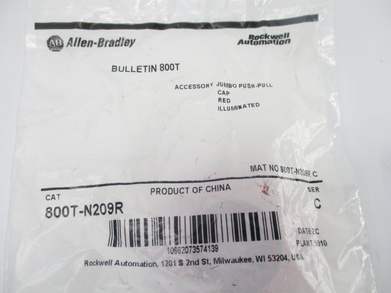 ALLEN BRADLEY 800T-N209R SER. C NSMP