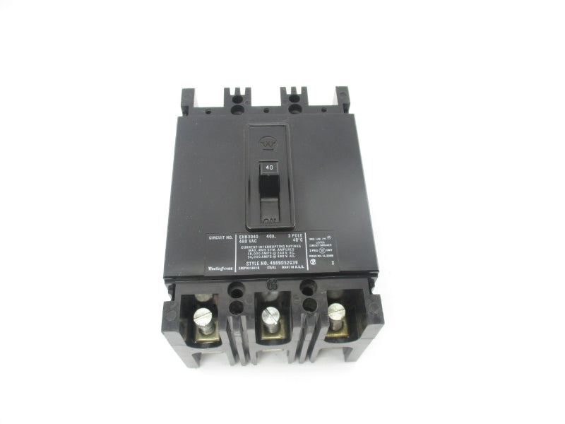 WESTINGHOUSE EHB3040 480VAC 40A NSMP