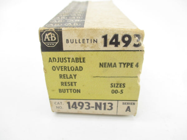 ALLEN BRADLEY 1493-N13 SER. A (BK/YL) NSMP