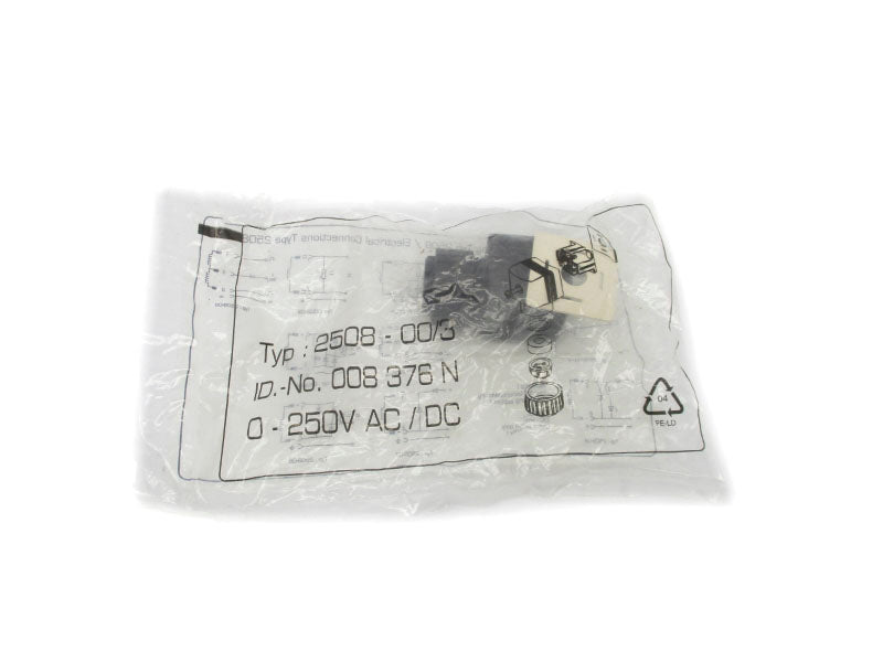 CONNECTOR 2508-00/3 0-250VAC/DC NSMP