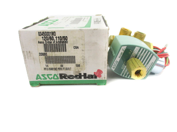 ASCO 8345G001MO 110/120V 10-150PSI 1/4" NSMP