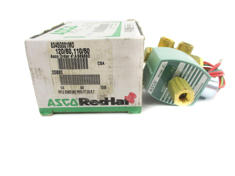 ASCO 8345G001MO 110/120V 10-150PSI 1/4" NSMP