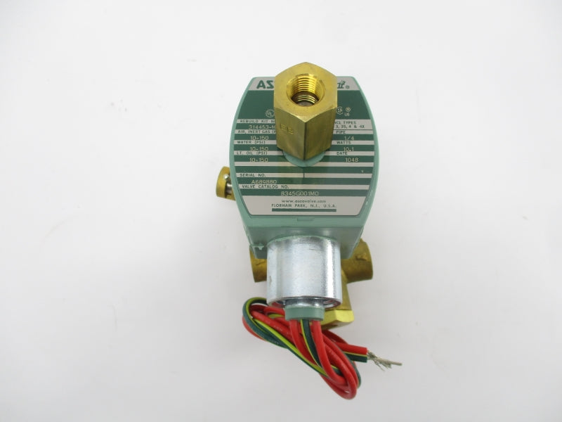 ASCO 8345G001MO 110/120V 10-150PSI 1/4" NSMP