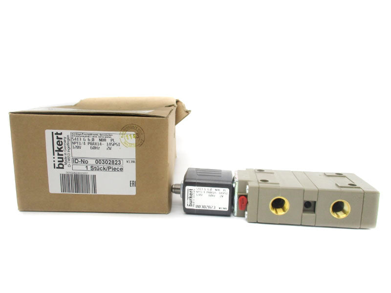 BURKERT 5413G6,0NBRPL 00302823 120V 145PSI NSMP