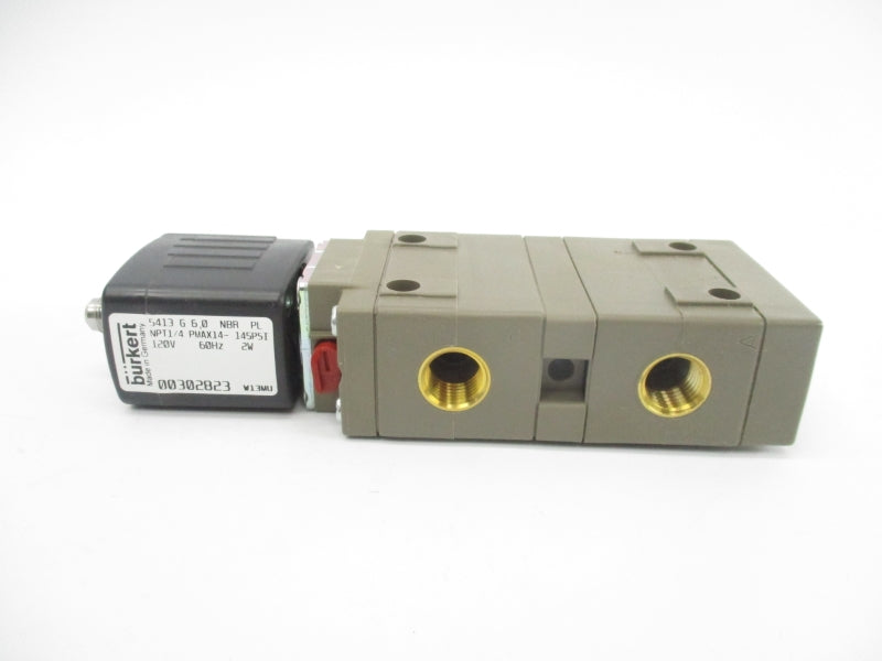BURKERT 5413G6,0NBRPL 00302823 120V 145PSI NSMP