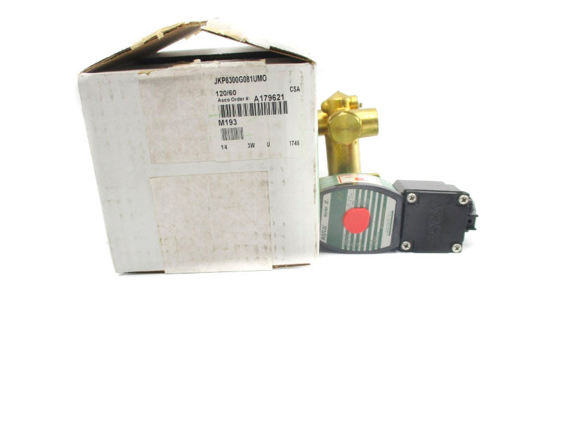 ASCO JKP8300G081UMO 120V 90PSI 1/4" NSMP