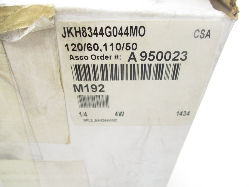ASCO JKH8344G044MO 110/120V 10-200PSI 1/4" NSMP