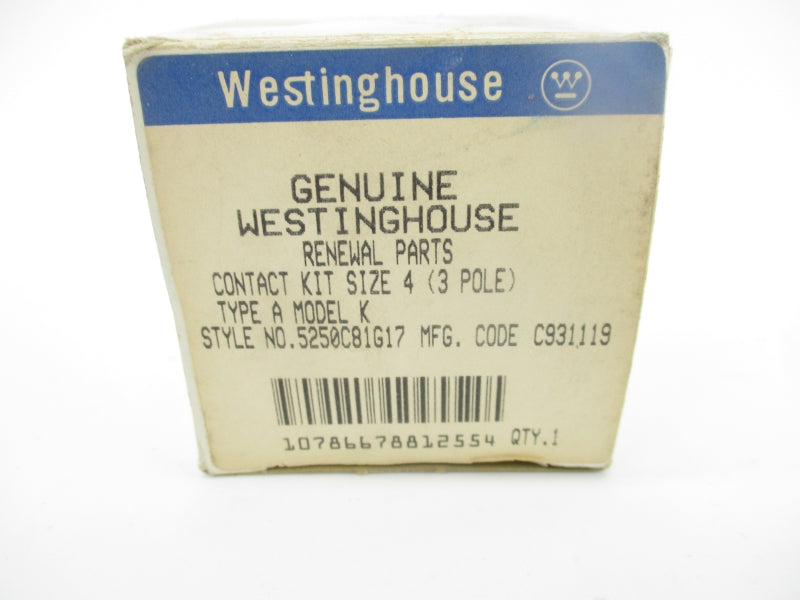 WESTINGHOUSE 5250C81G17 NSMP