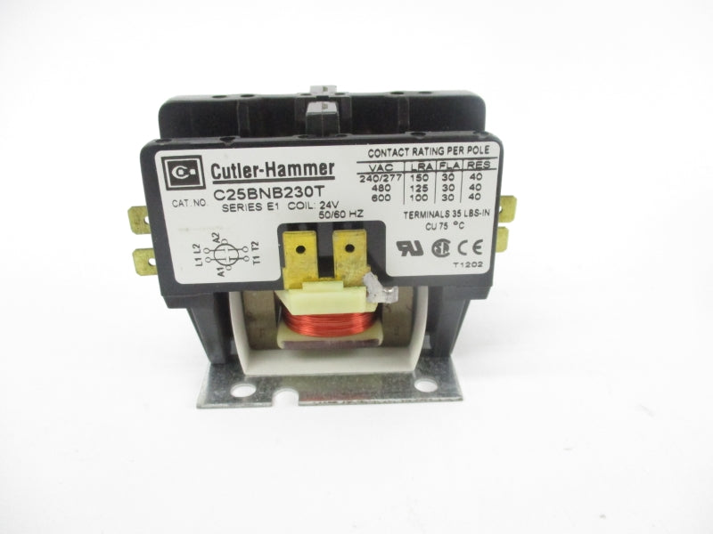 CUTLER HAMMER C25BNB230T SER. E1 24V 30A NSMP