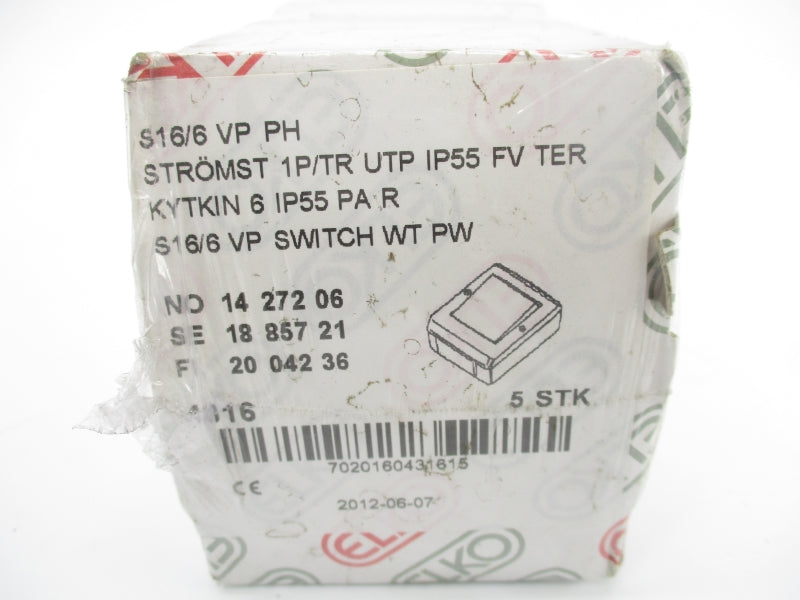 ELKO S16/6VPPH  (PKG OF 5) NSMP