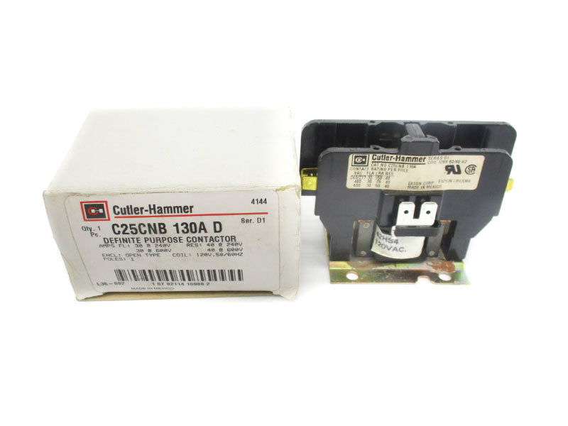 CUTLER HAMMER C25CNB130AD SER. D1 120VAC NSMP