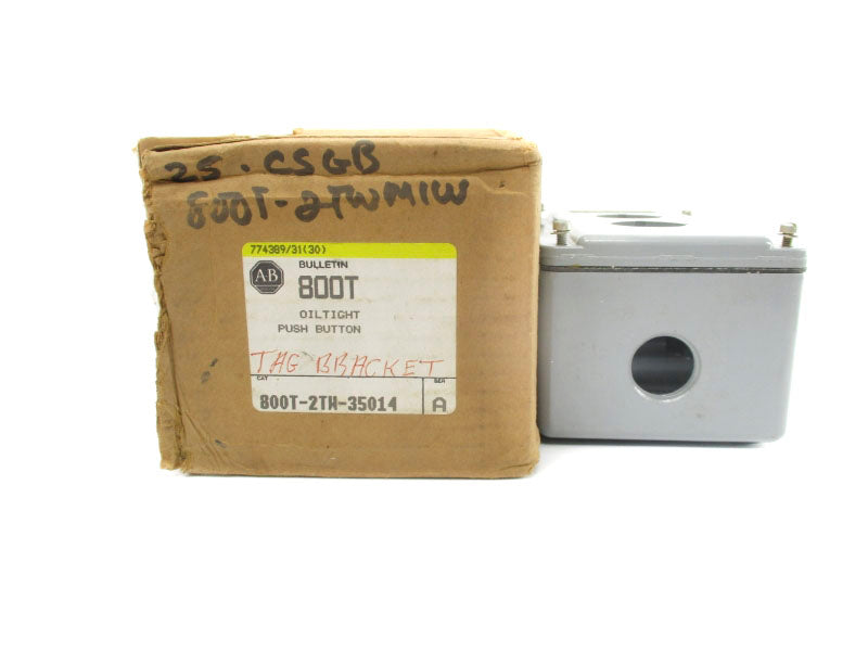 ALLEN BRADLEY 800T-2TH-35014 SER. A (BR/WH) NSMP