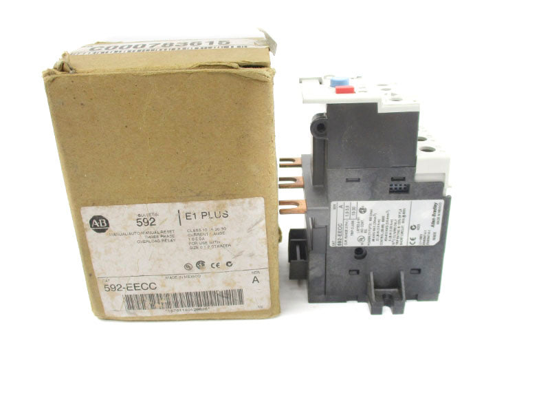 ALLEN BRADLEY 592-EECC SER. A 600V 1.0-5.0A (BR/WH) NSMP
