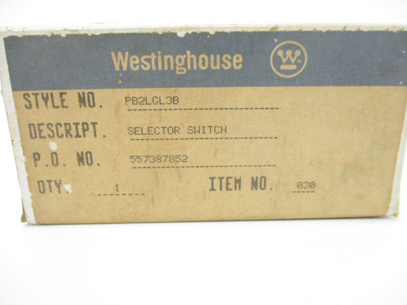 WESTINGHOUSE PB2LGL3B NSMP