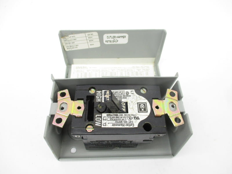 CUTLER HAMMER 369D454G05 MST01SN1P 115-277VAC NSMP