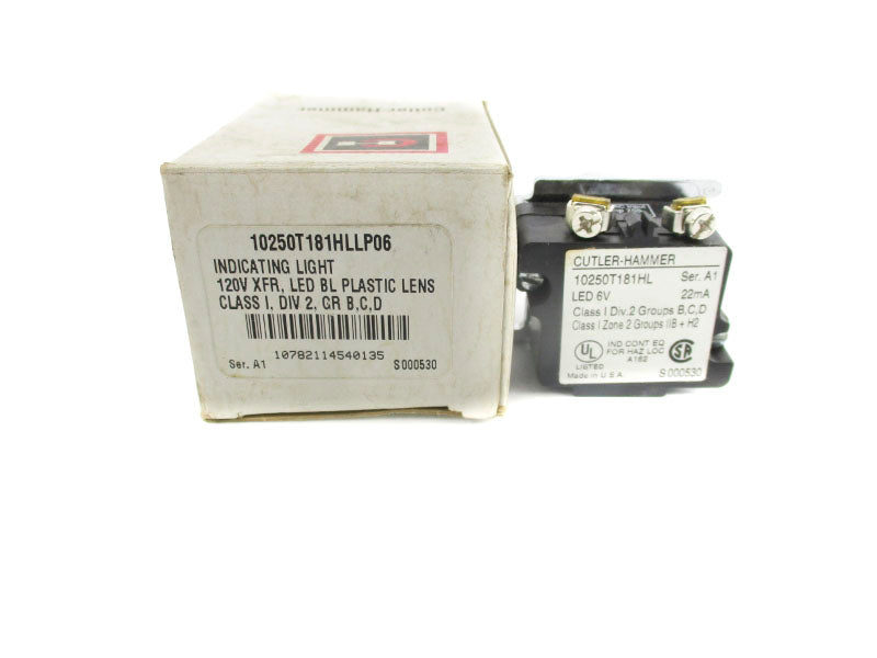 CUTLER HAMMER 10250T181HLLP06 SER. A1 120V (NO BULB) NSMP